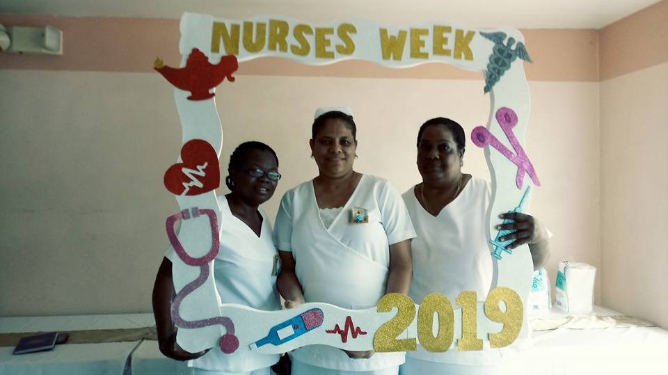Belize nurses celebrating Nurses Week